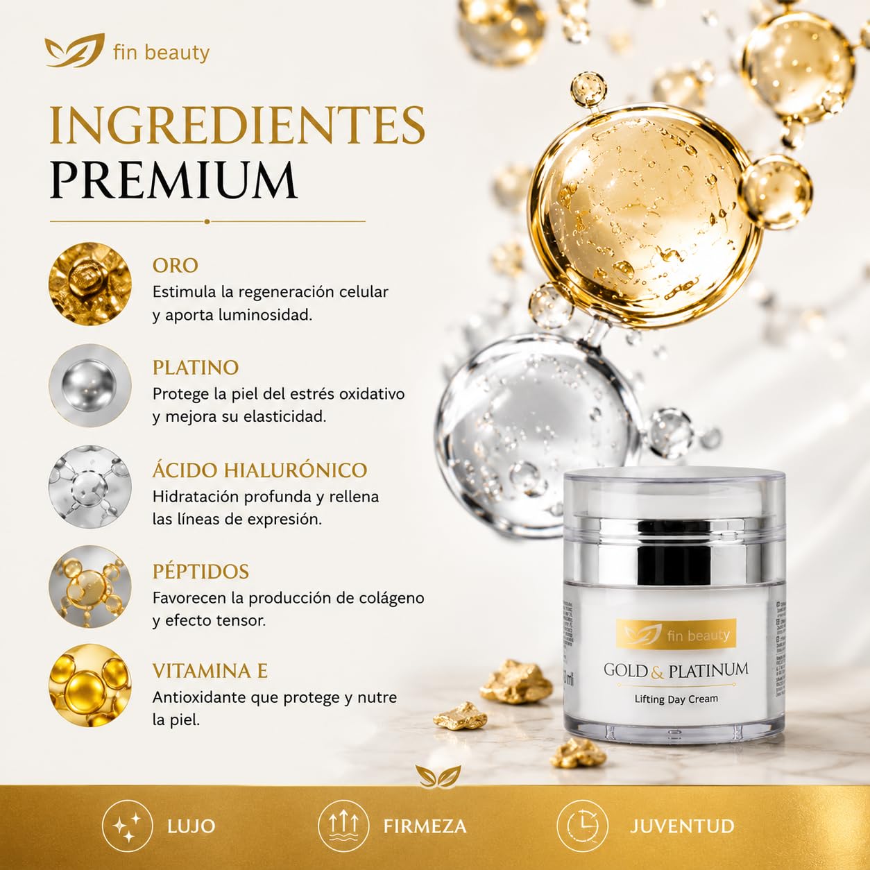 Gold & Platinum Crema de Día Lifting Facial