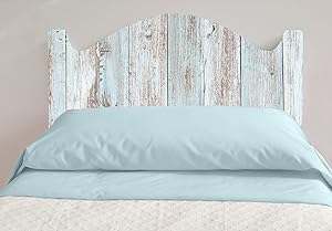 Oedim Cabecero Cama PVC Impresión Digital Imitacion Madera Marron | 100 x 60 cm | Disponible en Varias Medidas | Cabecero Ligero, Elegante, Resistente y Económico