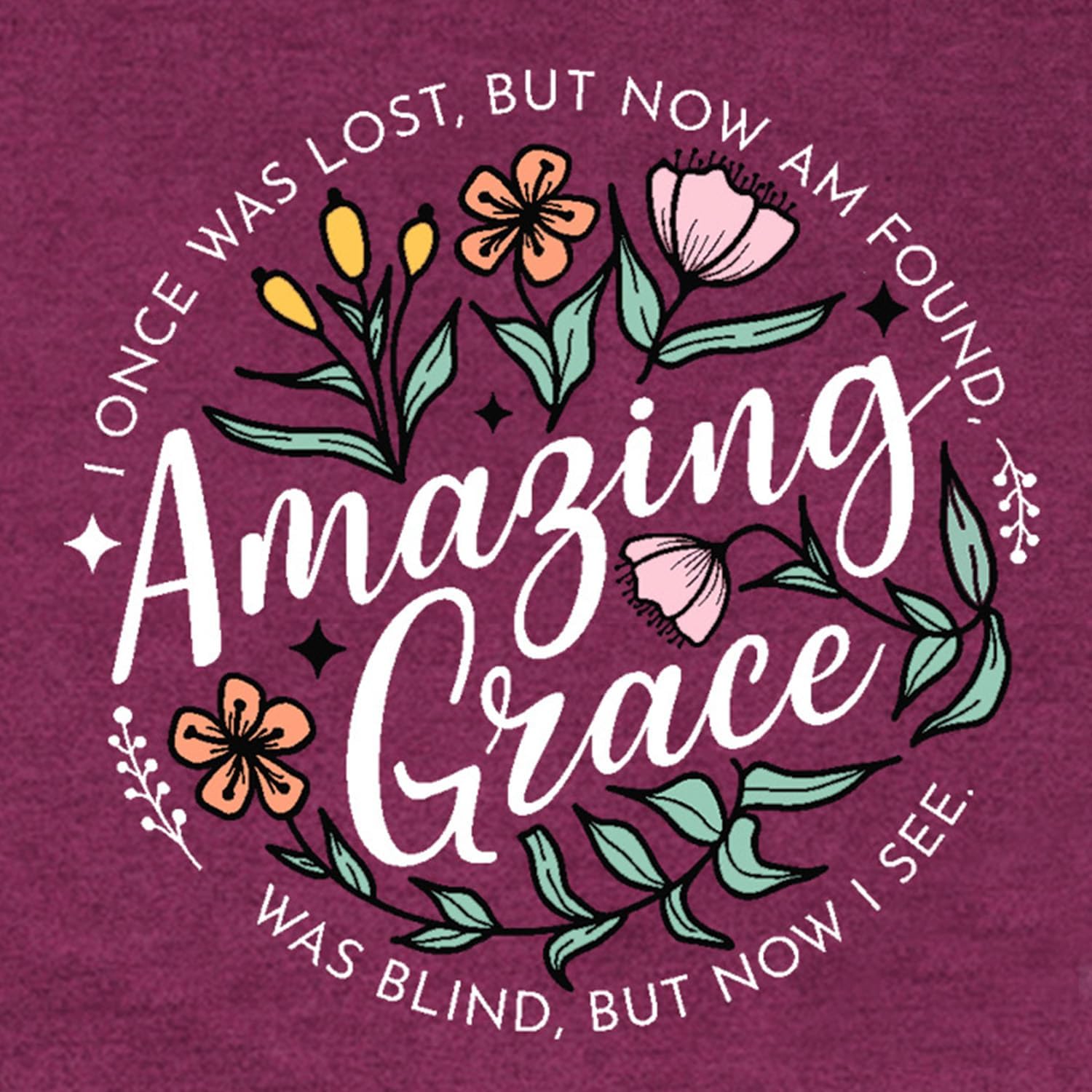 Christian Shirts for Women Faith Jesus Bible Verse Tshirt Amazing Grace Print Tee Tops - Image 5