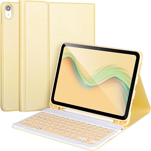 Miniatura 14 de Funda para iPad 11/10ª generación con teclado, funda de teclado Bluetooth desmontable para iPad A16 2025 de 11 pulgadas/10ª generación 2022 de 10.9
