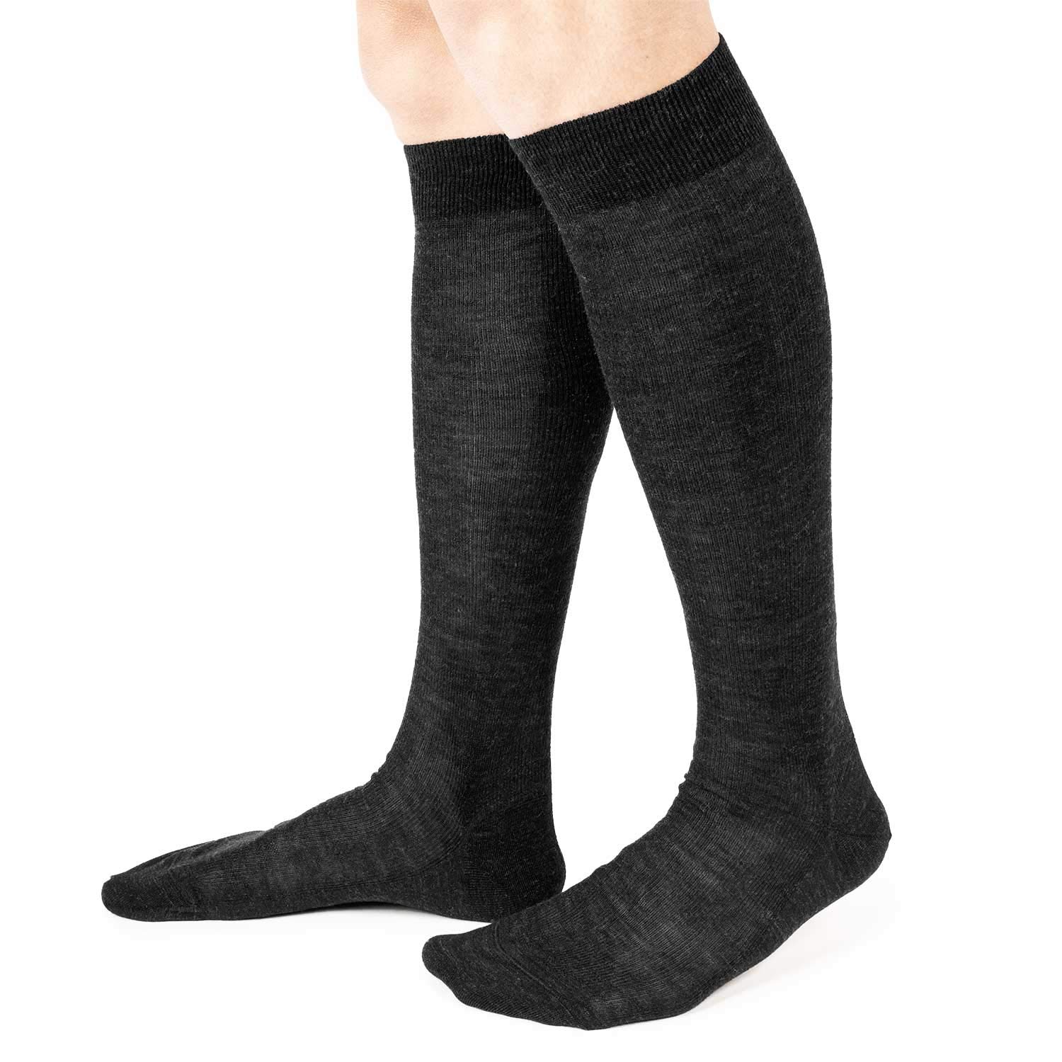 Ciocca Calze lunghe Uomo in lana merinos costina 1:1 - Made in Italy - 6 Paia