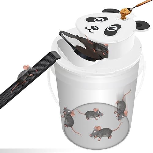 Miniatura 2 de Trampa para ratones, trampa para ratones de reinicio automático, trampas para ratones de 5 galones, uso en interiores y exteriores, herramienta