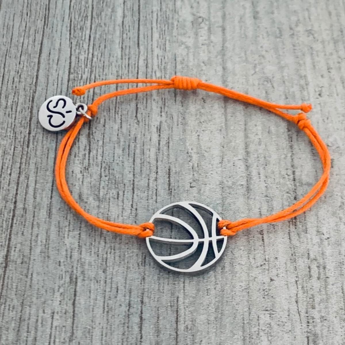 Sportybella Basketball Bracelet - Waterproof Girls Basketball Jewelry, Stainless Steel Adjustable Waterproof Charm Bracelet with Basketball Charm -Gift for Female Basketball Players - Image 3