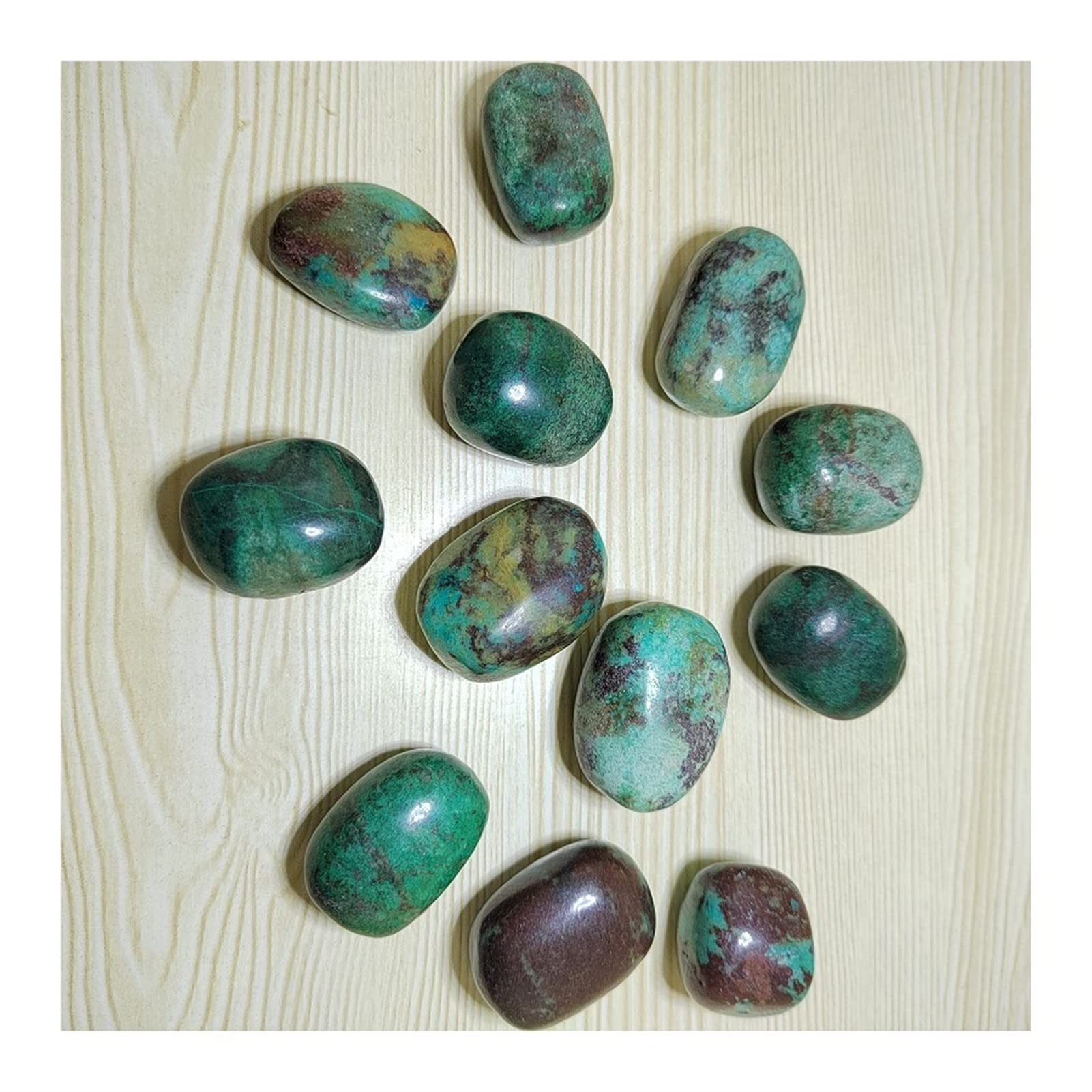 Piedras preciosas y cristales 1 pieza de 1.76-17.64 oz de piedra natural de Phoenix espécimen de grava procesamiento de muestras de cristal gema acuario decoración del hogar QINTINYIN Espécimen minera