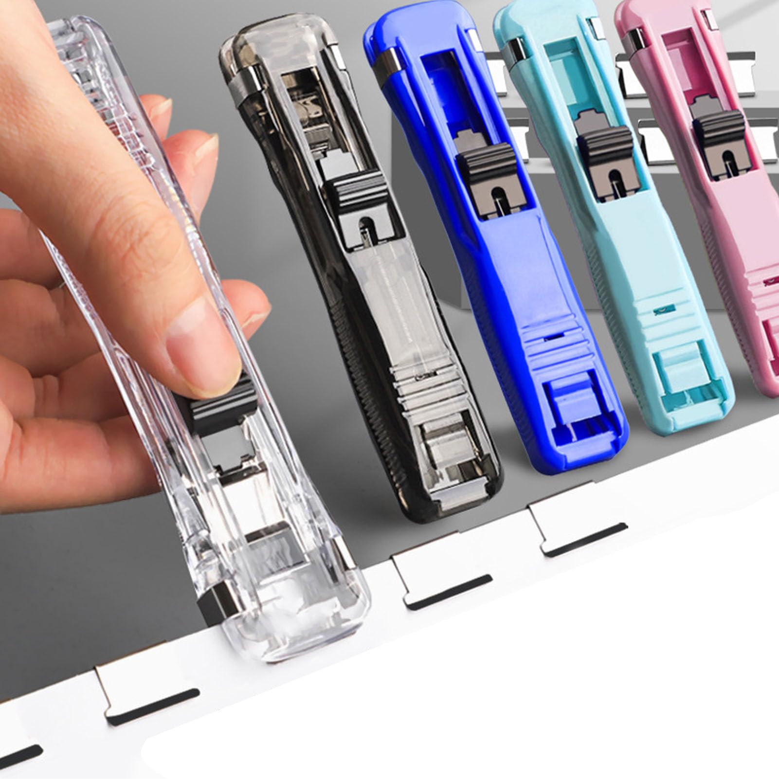Paper Clip Dispenser, Easy to Store Multifunctional Lightweight Practical Handheld Paper Clam Clip Dispenser for Snack Bag (#1) - Image 4