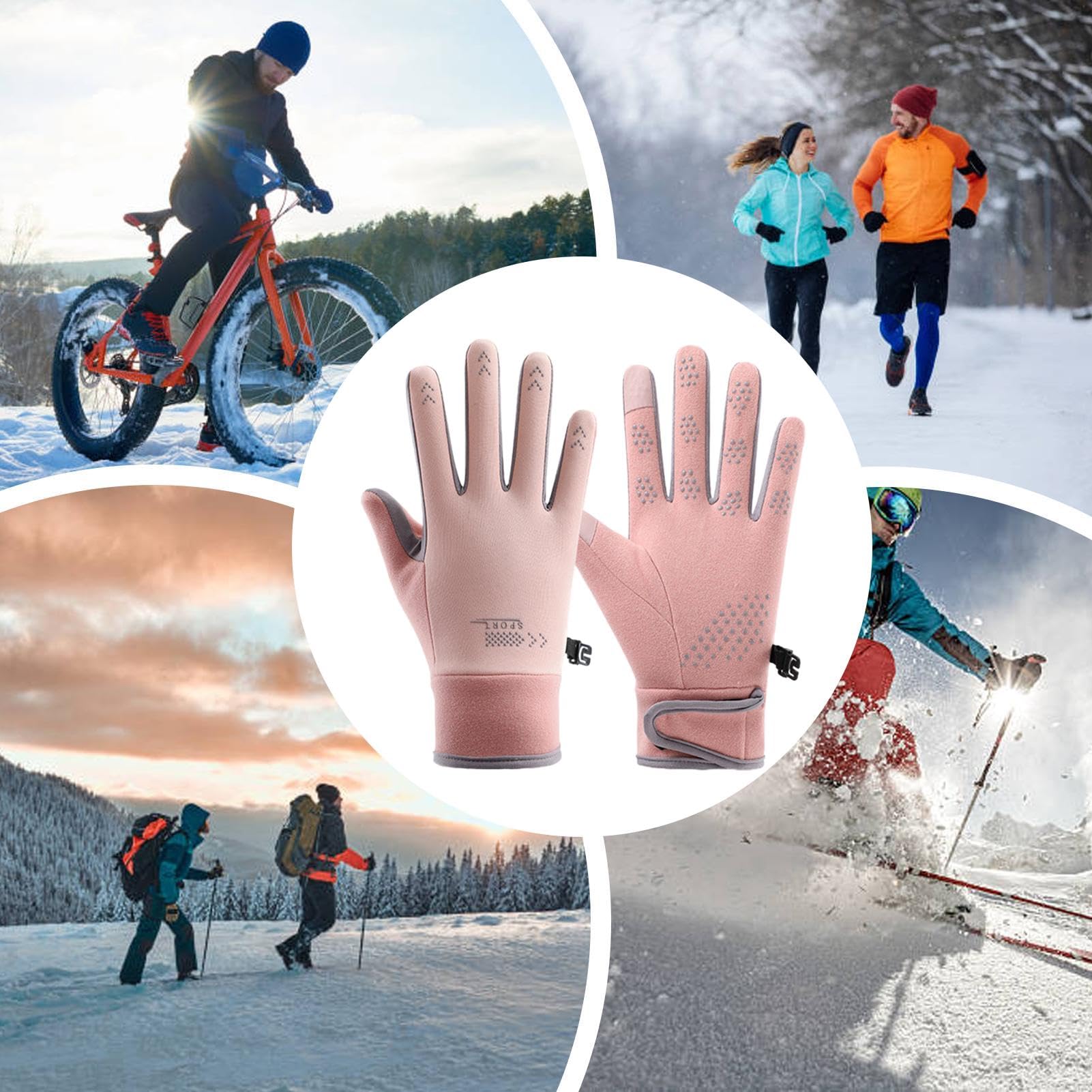 Guanti Unisex A Dita Intere Touch Screen Per Moto, Bici, Equitazione – Traspiranti E Antiscivolo - Foto 3