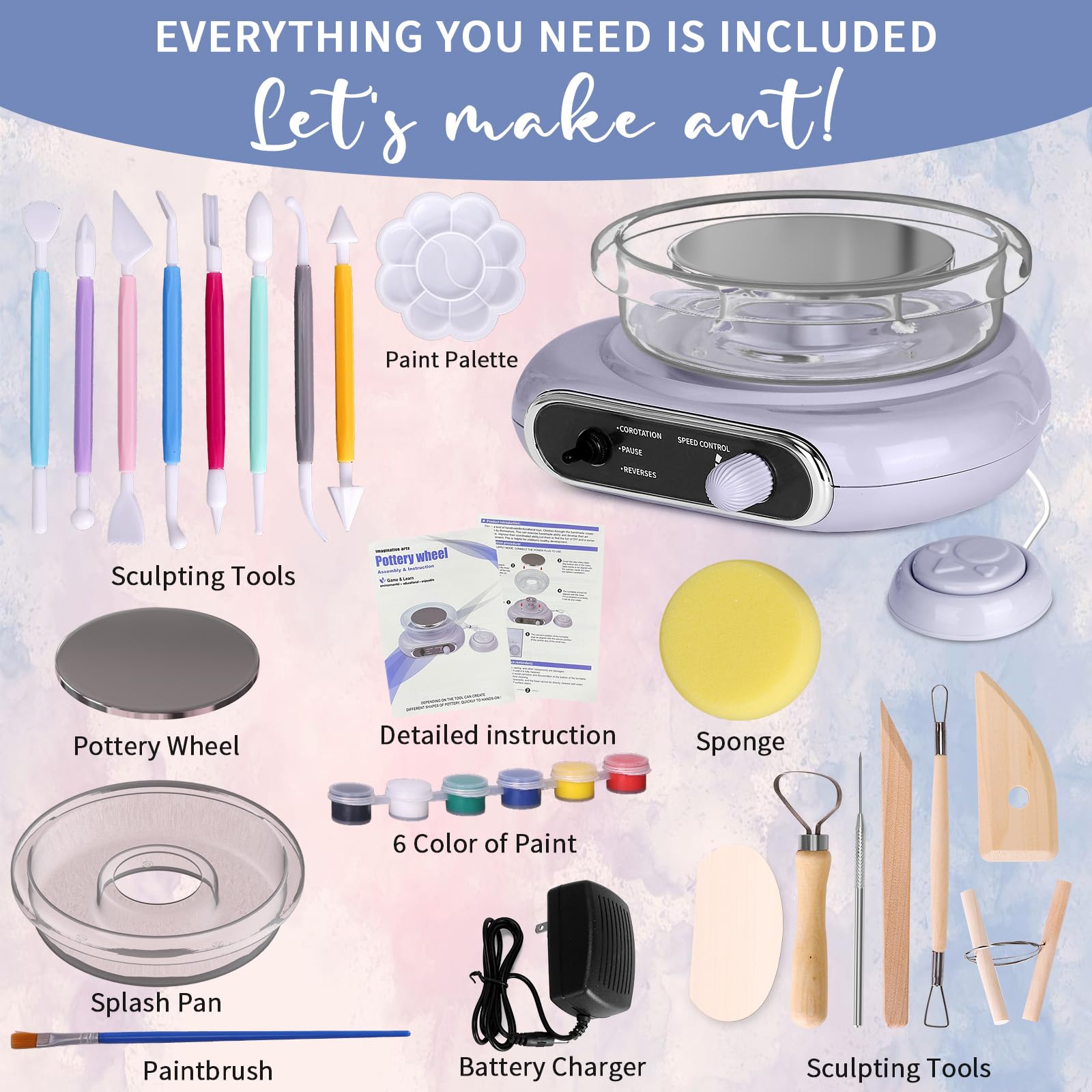 cenoz Mini Pottery Wheel Kit - 4.7