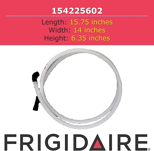 Miniatura 3 de Auténtico Frigidaire 154225602 - Manguera de drenaje para lavavajillas