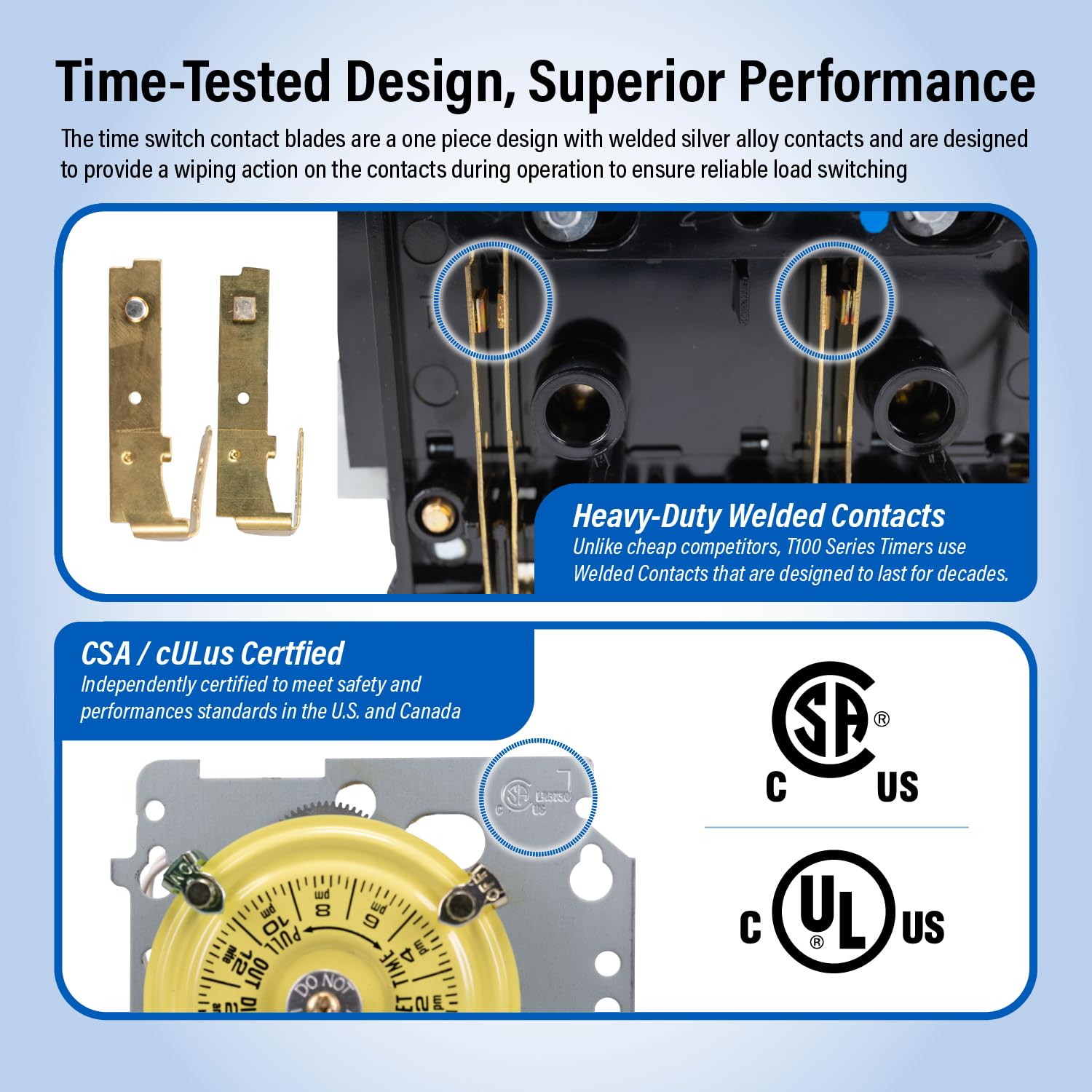 Intermatic T101M 110V Mechanischer Timer SPST