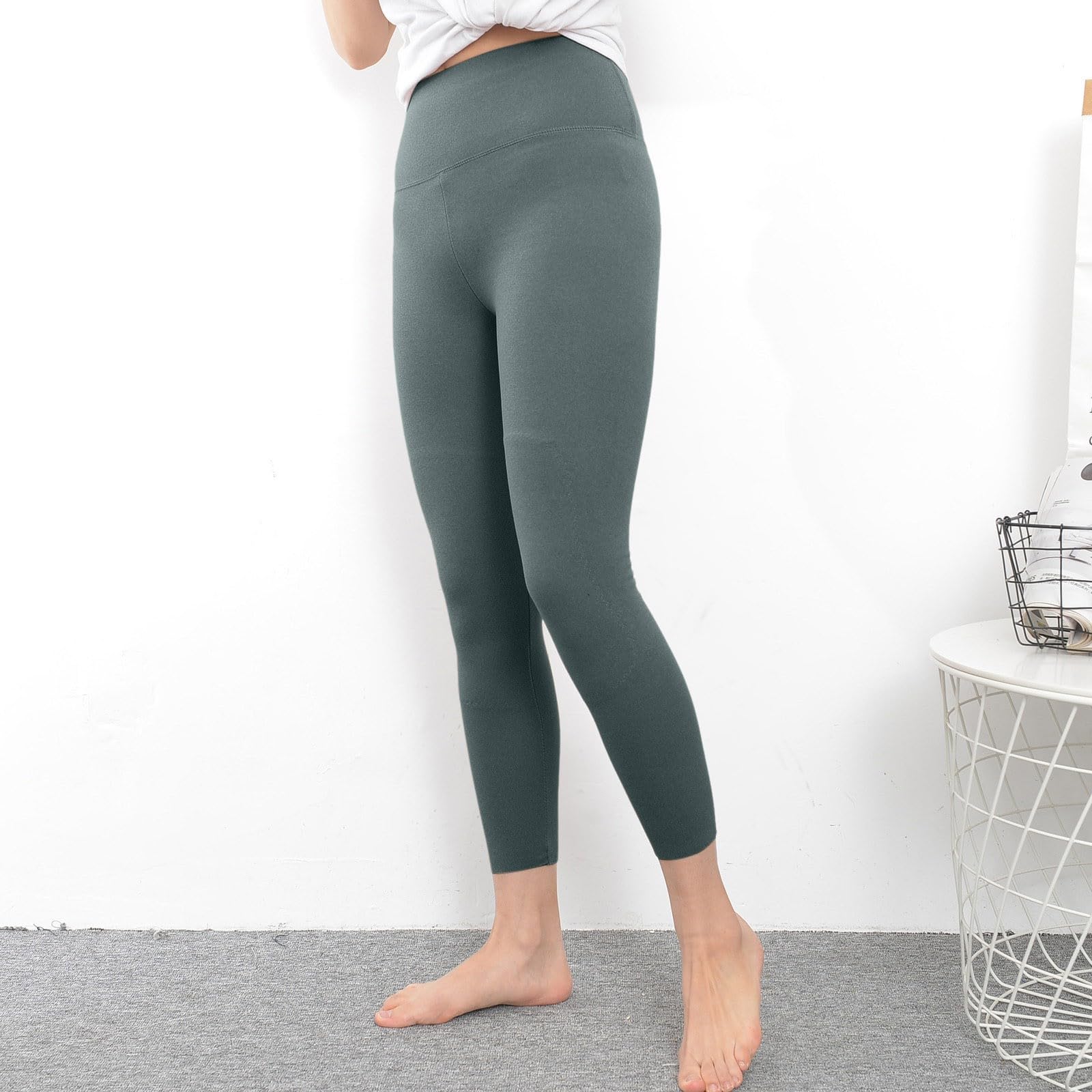 Leggings con Forro Polar para Mujer, Pantalones de Yoga de Cintura Alta, Pantalones de Entrenamiento para Gimnasio, Pantalones Suaves y cómodos