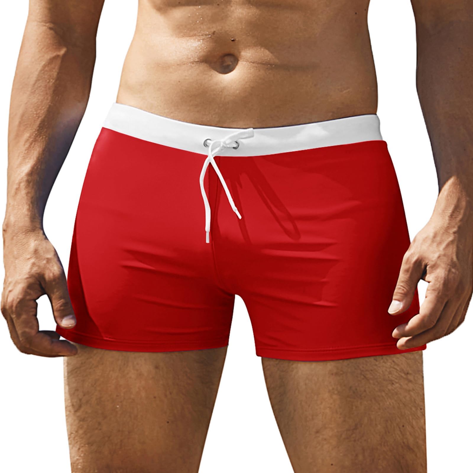 COOFANDYMen's Square Leg Swim Briefs Swimsuit Swimwear Bathing Suit Swimming Trunks