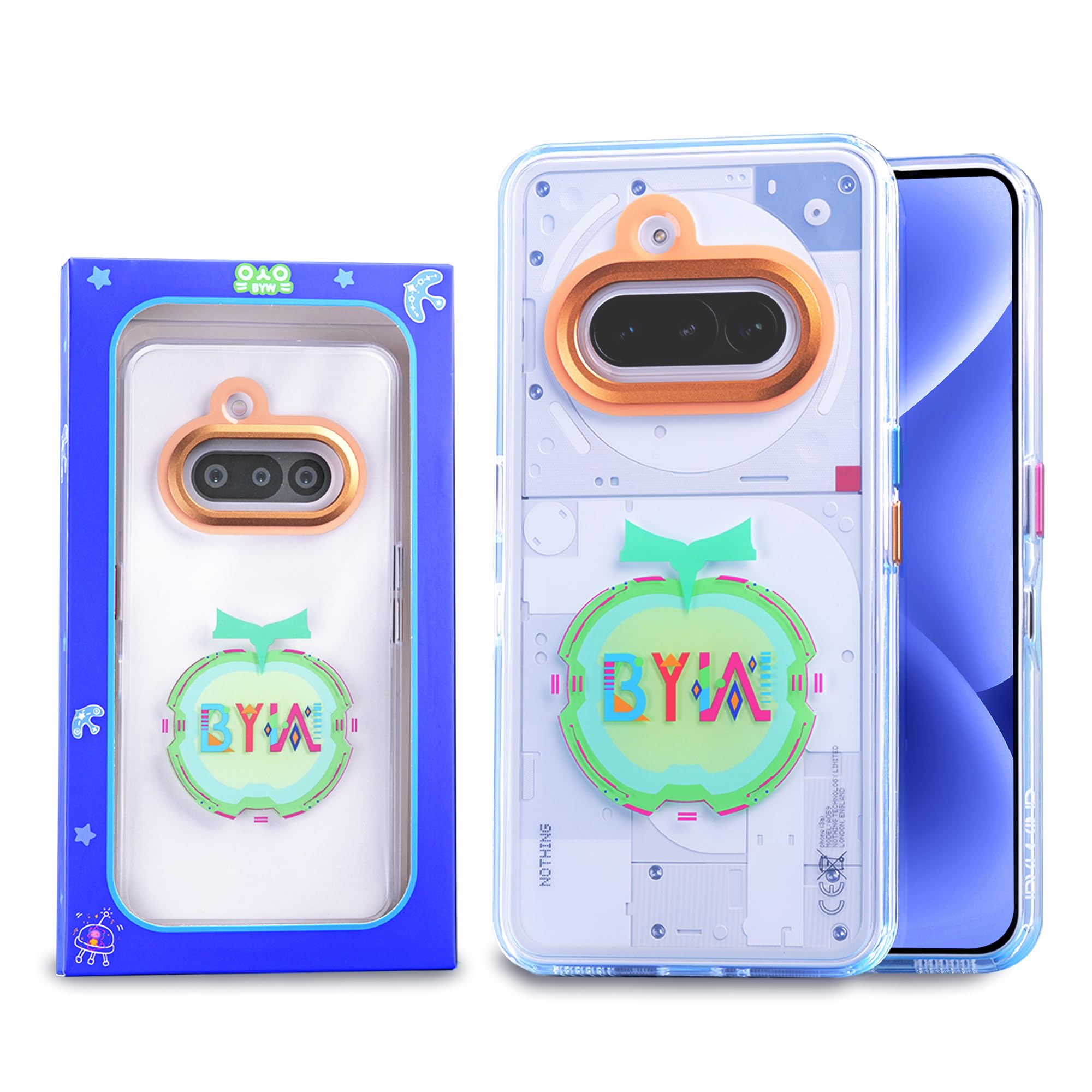 Amazon.co.jp: Ibywind 対応 Nothing Phone 3a 5G ケース 耐衝撃 フル