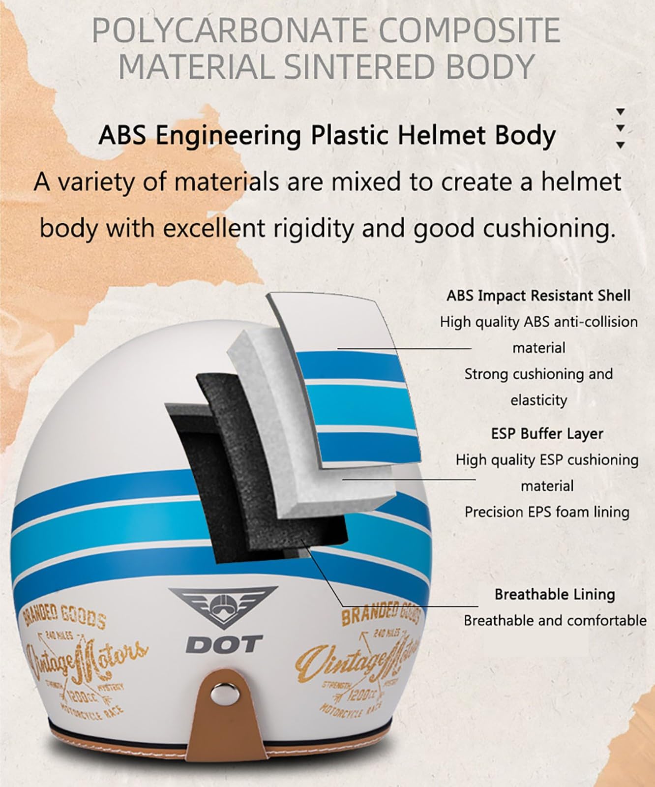 Cascos De Motocicleta para Hombres Y Mujeres Homologado Dot/ECE, Cascos De Ciclomotor con Viseras, Casco Moto Jet Vintage, Casco Moto Abierto para Scooter Cruiser Chopper
