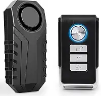 Alarme sem fio para bicicleta Anti-furto Moto Carro Veículos Porta Janela 113db Super alto Controle remoto incluso PC Case Funções SOS Indicação de bateria fraca 3 Toques vibratório Cruxer