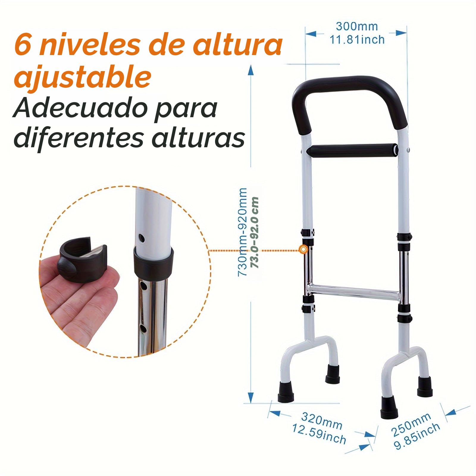 Ayuda levantarse Cama,reposabrazos WC para Mayores,Ayuda para levantarse de la Cama,Ayuda para Personas Mayores y con Movilidad Reducida