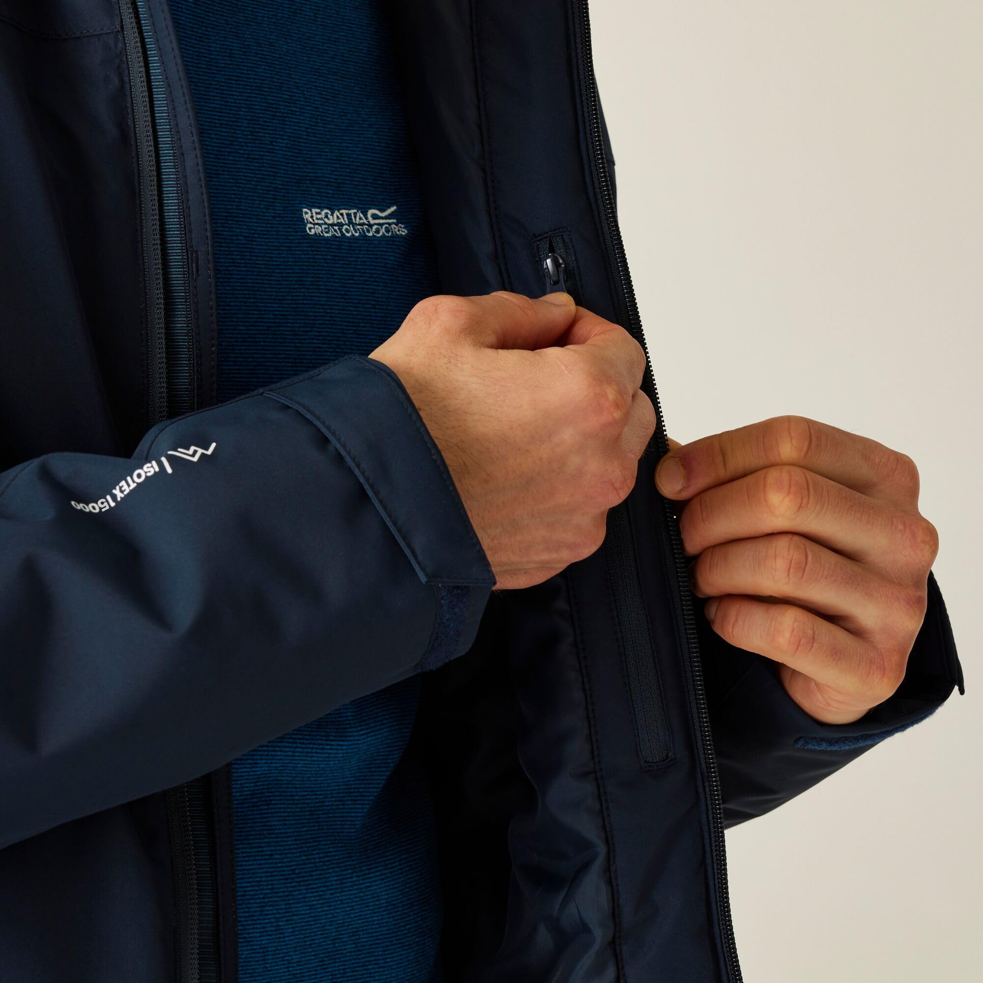 Regatta Hombre Chaqueta Impermeable Y Aislante Thornridge, Black