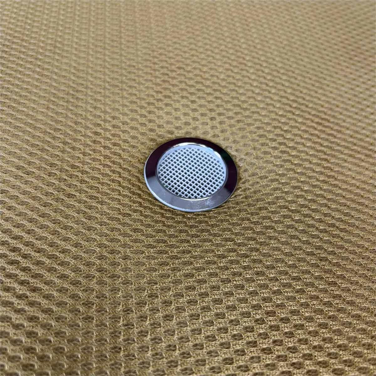 Somnia Descanso - Base Tapizada 3D Extra Resistente con Gran Estabilidad y 5 Barras Transversales + 6 Patas metálicas roscadas de 25cm, 90 x 190, Beige