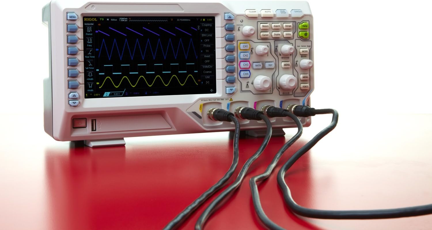 Rigol DS1074Z-S 70 MHz + 25 MHz Digital Oscilloscope with 2ch Signal Source