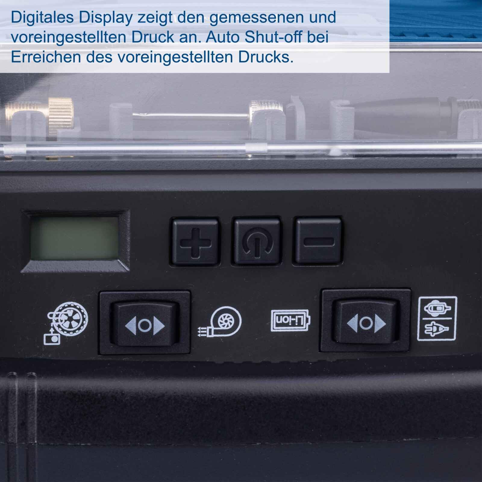 Scheppach Akku Kompressor Airforce 6 | Luftleistung 21 L/min | Arbeitsdruck 10,3bar | 3 Antriebsarten 230V/20V/12V (PKW) | USB-A & USB-C | 20V-IXES-Serie | 10 Jahre Garantie | Ohne Akku & Ladegerät