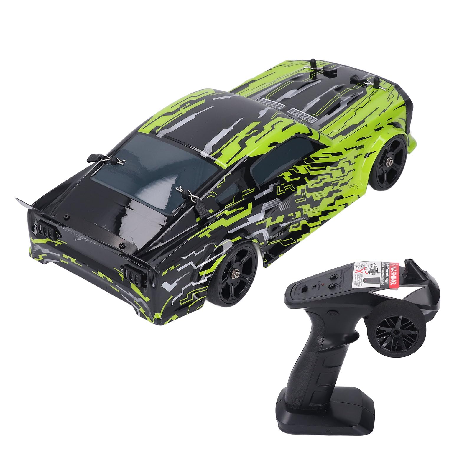 Auto da Corsa RC Elettrica Compatta 1/14 con Luci Controllate Dal Giroscopio, Funzione Impermeabile per Corse Estreme, Divertimento per Bambini e Collezionisti