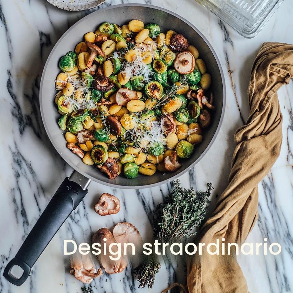 Fissler Ceratal Classic - - Padella in alluminio, rivestimento in ceramica, diametro 28 cm, antiaderente, per cottura a induzione