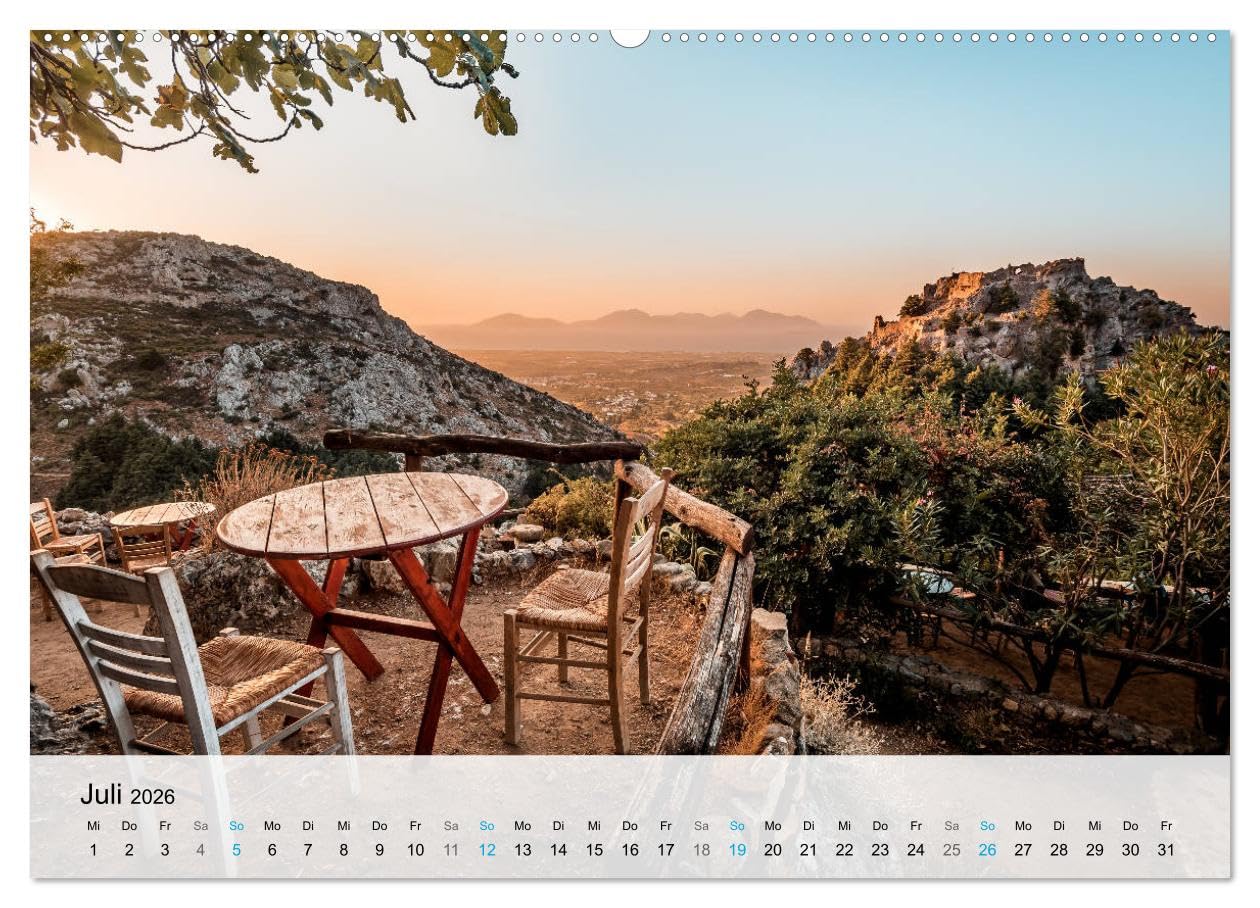 Griechenland - Inselparadies in Europa (hochwertiger Premium Wandkalender 2026 DIN A2 quer), Kunstdruck in Hochglanz: Schönste Fotos der Griechischen Inseln (CALVENDO Orte)