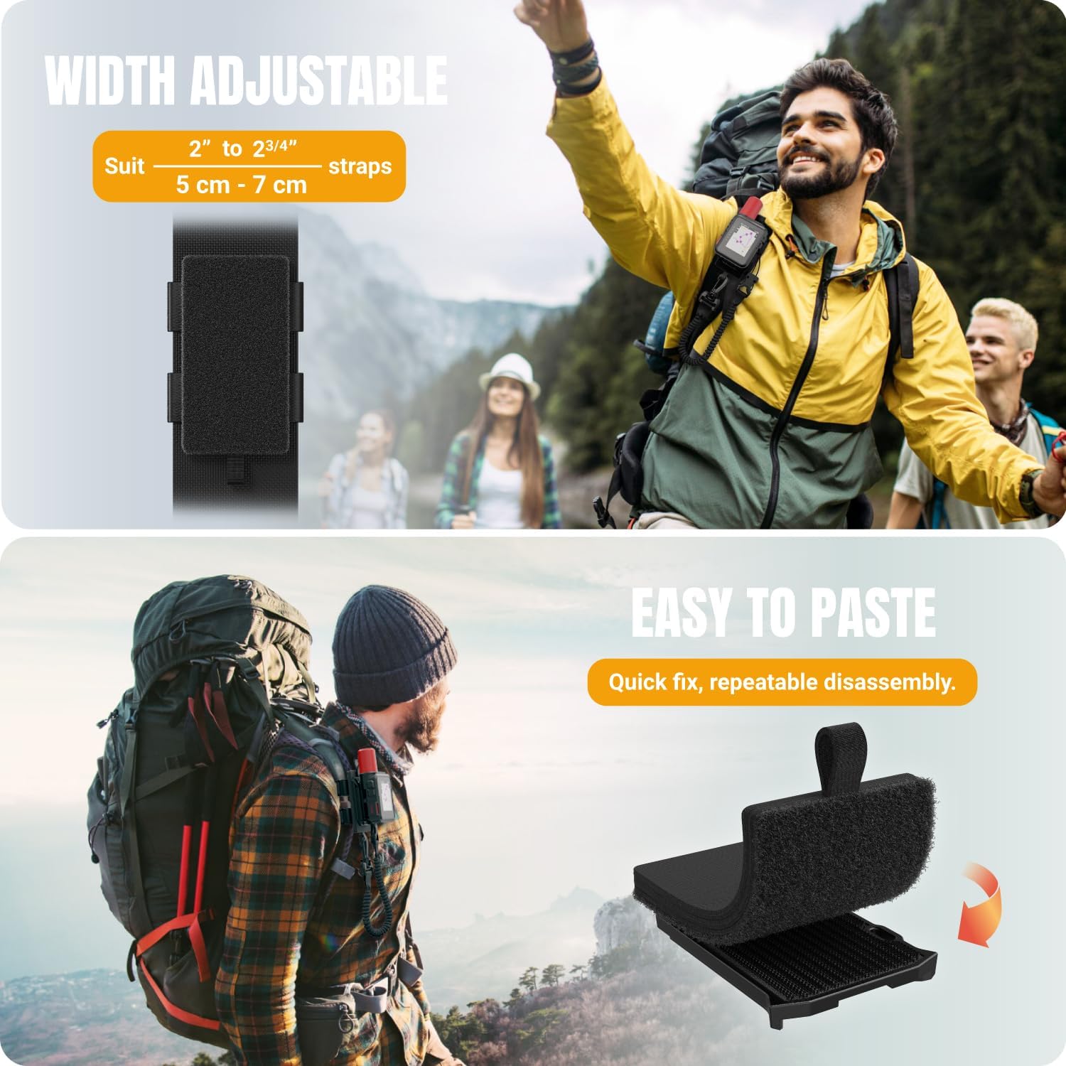 TUSITA Backpack Tether Accessory Compatible with Garmin inReach Mini 3 / Plus Satellite Communicator - GPS System Accessories