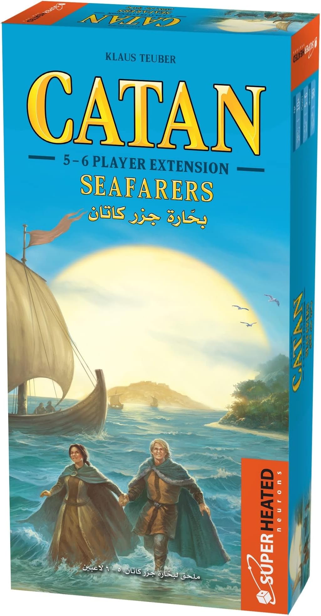 Catan Seafarers | Extension 5-6 Players | Official Version | English and Arabic Language | Family Game For Ages 10+ | Board Game - Strategy | Original, One Size