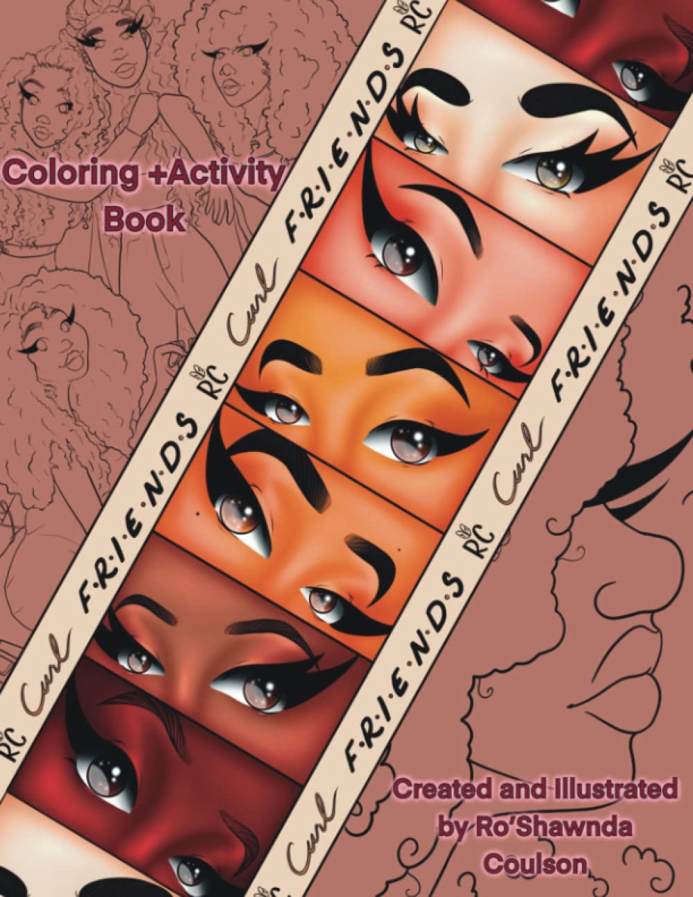 Curlfriends Coloring+Activity Book