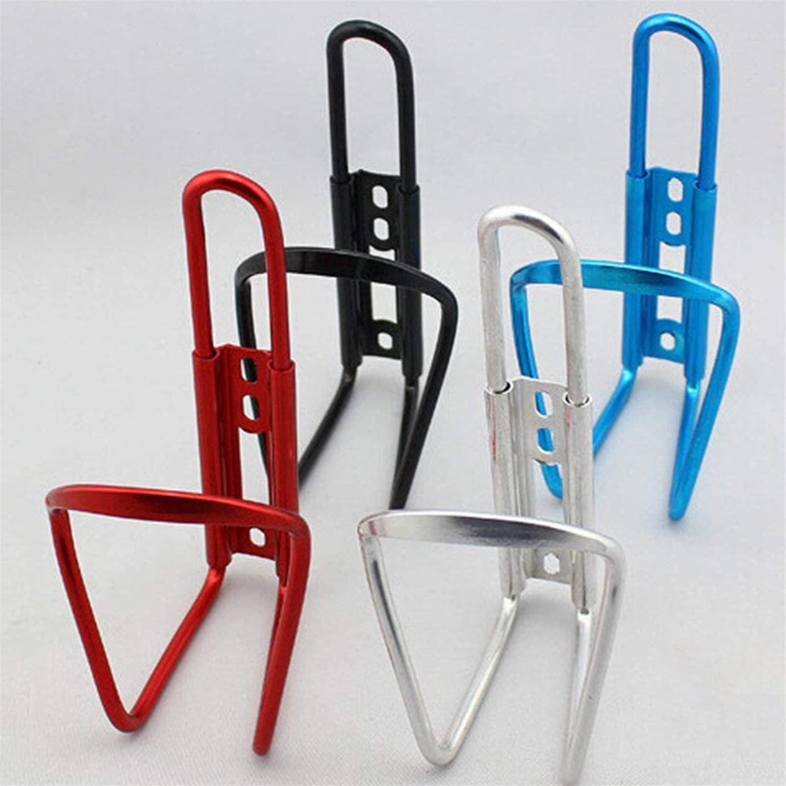 WJJ Fahrradflaschenkäfig, Road Mountainbike, Wasserbecherhalter, Flaschenkäfig, Reitausrüstung Zubehör, Universal-Flaschenkäfig (2 Stück) (Color : Black)