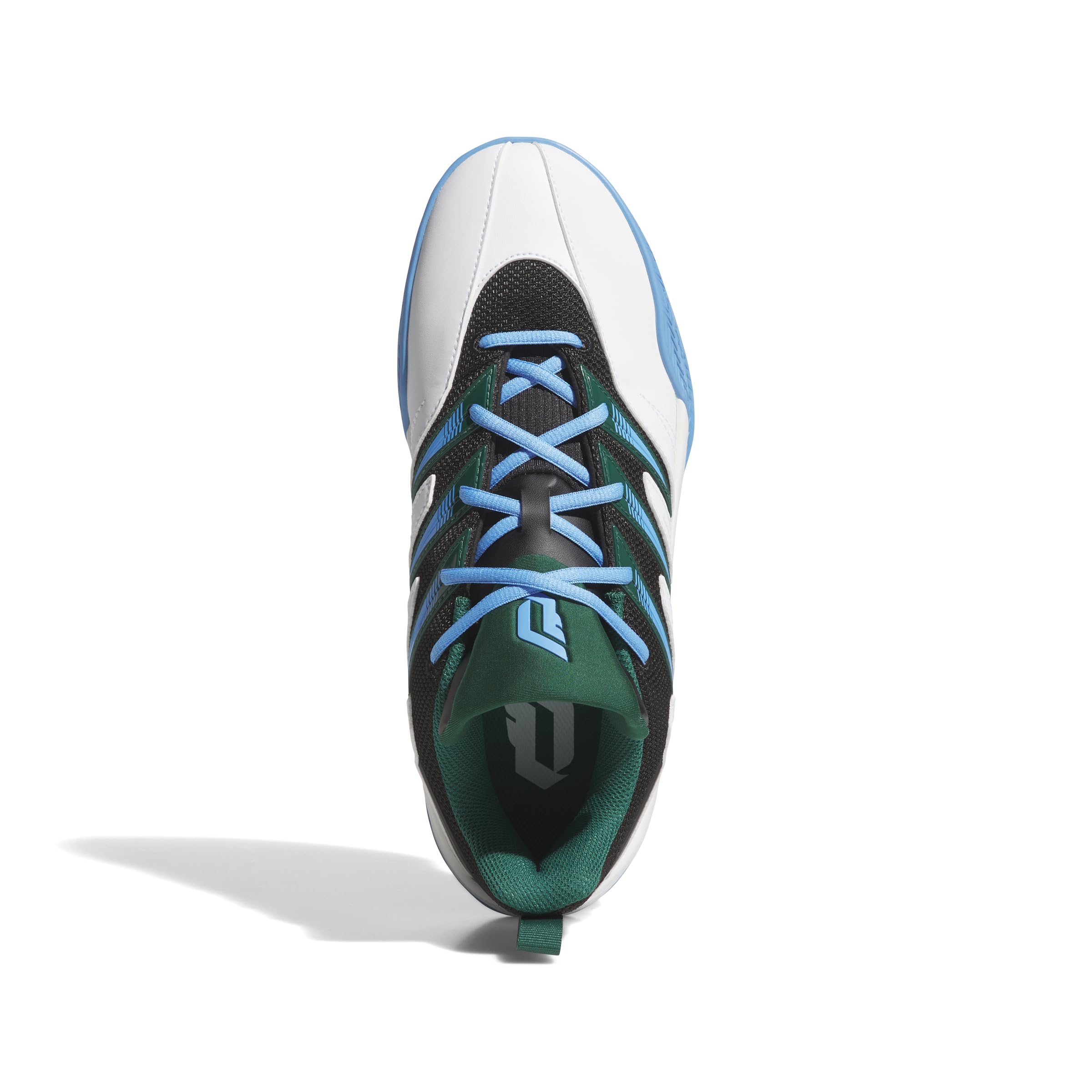adidas Unisex Adulto Dame Certified 3, FTWR White/Collegiate Green/Blue Burst, 38 2/3 EU