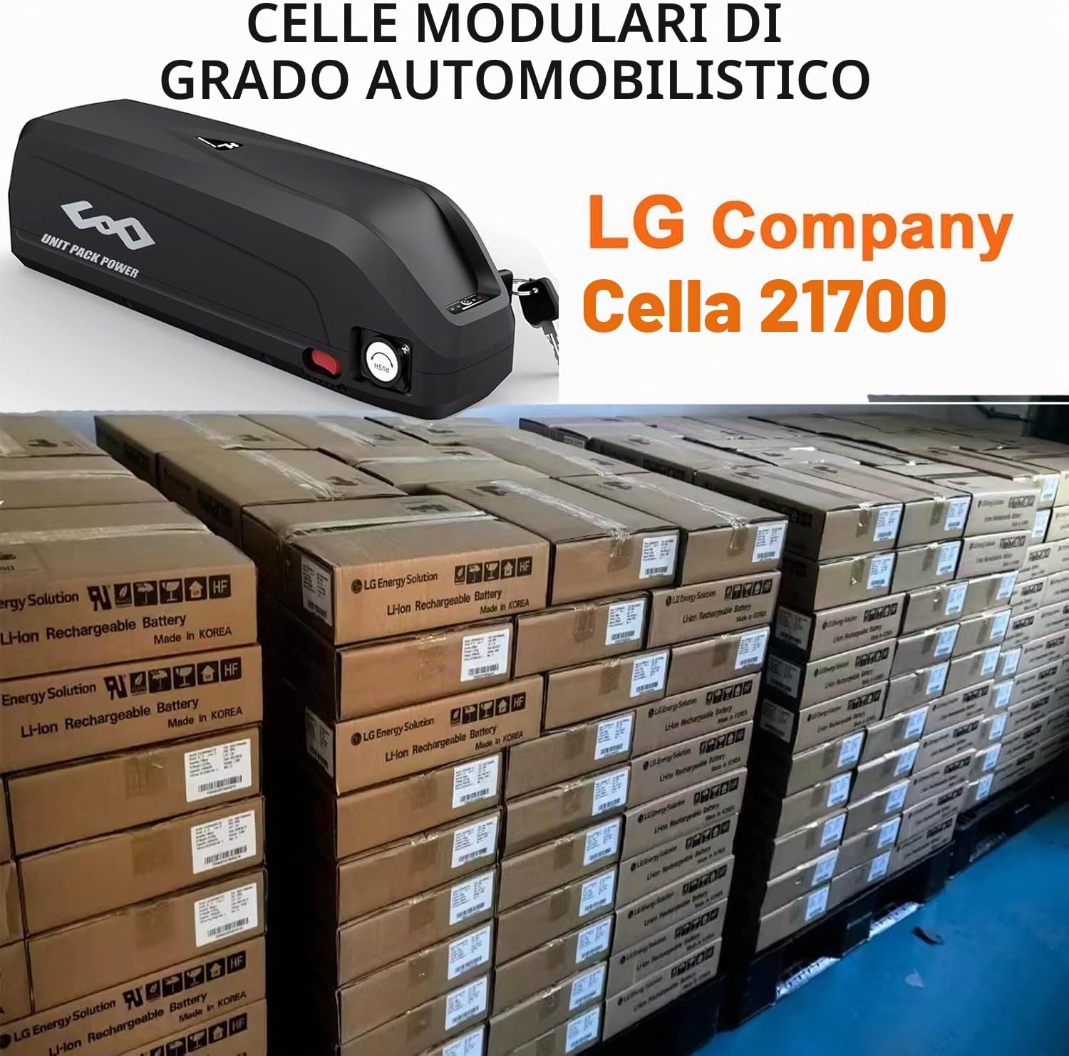 36V Batteria per bici elettrica 250W 500W - Batteria agli ioni di litio per Ebike Kit motore e ruota Kit di conversione bici 36volt Batteria litio 500W