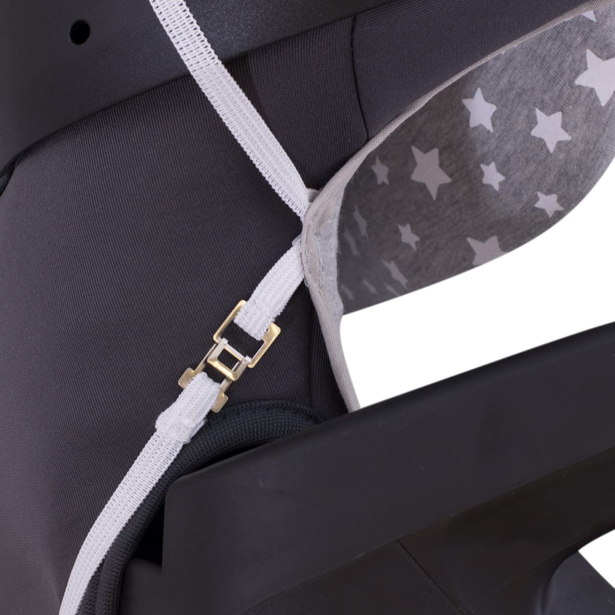 JYOKO Kids Housse pour Siège de Voiture Compatible avec Römer Kidfix (Romer Kidfix I-Size, White Star)