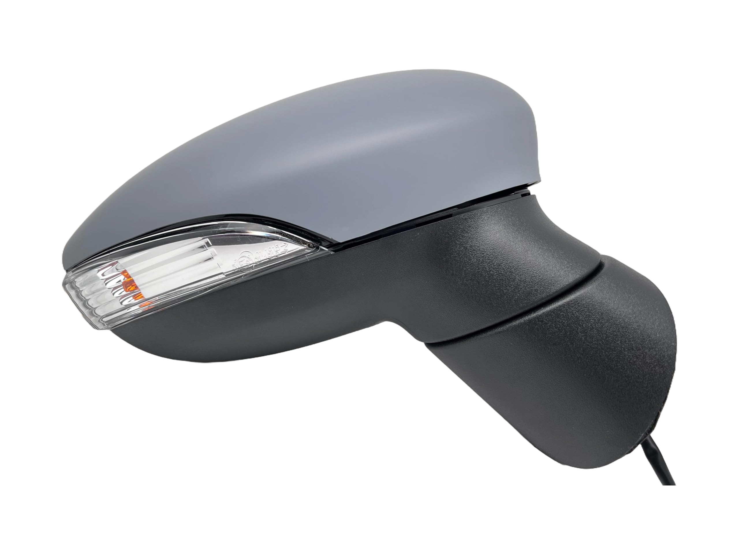 BSSTORE® Specchietto Retrovisore Laterale Elettrico Completo Con Primer Da Verniciare Compatibile Con Fiesta 2008-2013 (Sinista - Lato Guida)