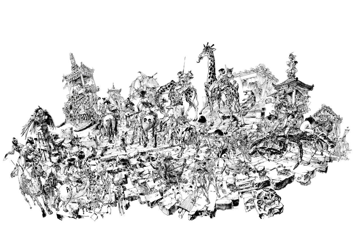 Generisch Kim Jung album da disegno collezione 2022 copertina rigida libro da disegno