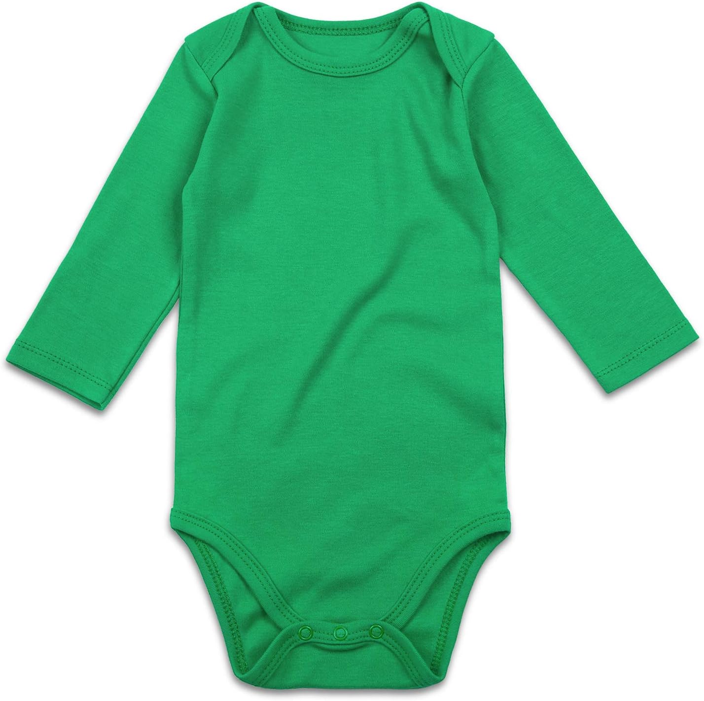 ROMPERINBOX Unisex Baby Onsies Solid Baby Bodysuit Romper Blank for 0-24 Months Boys Girls