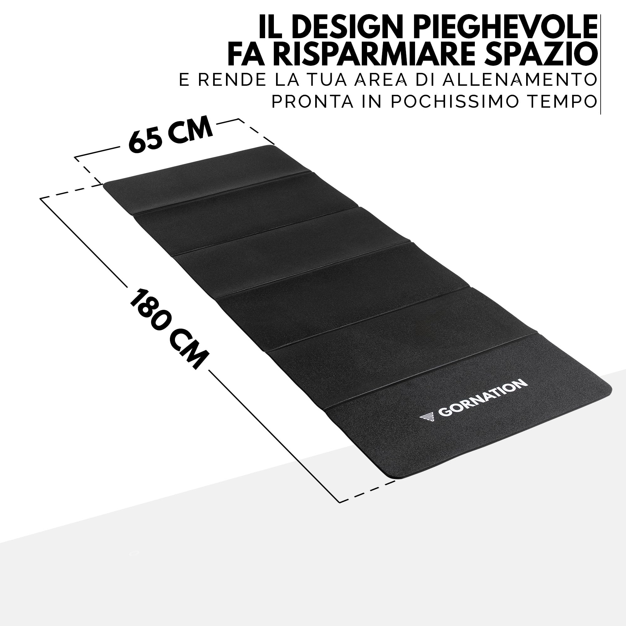 GORNATION Tappetino da allenamento pieghevole
