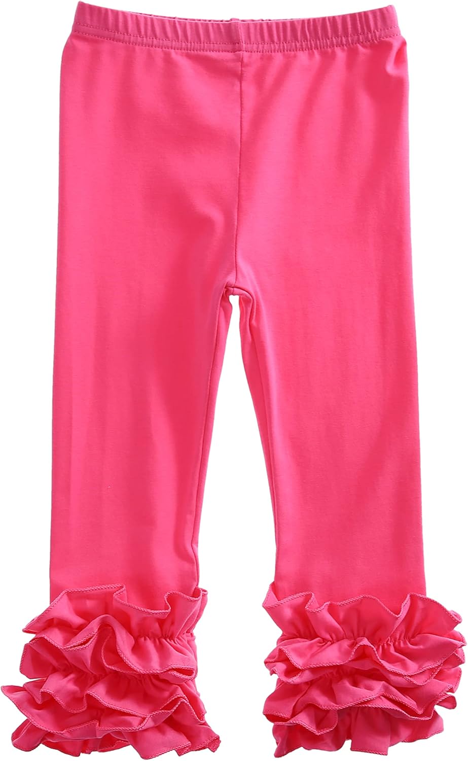 Ashken Baby Girls'Ruffle Pants Toddlers Little Girls Leggings 6 Months-8T - Image 2