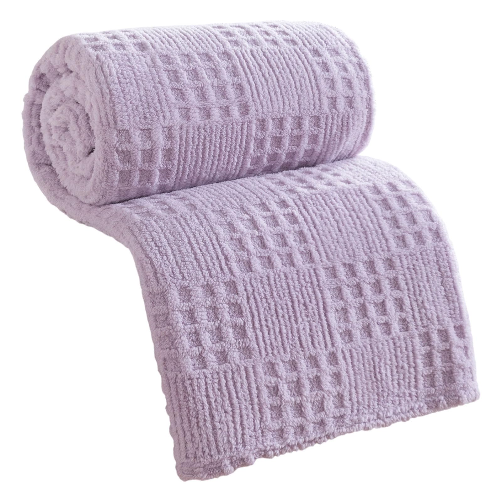 Emotional Support Blanket Yellow for Dogs, Soft Plush Polyester Dog Blanket, Blanket for Couch, Bed, Crate, Car, Machine Washable (Purple, 100x150cm)