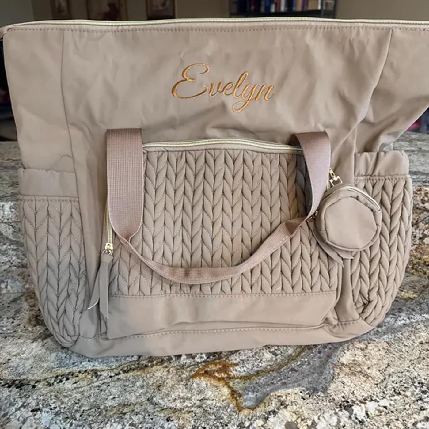 Sac de voyage de maternité personnalisé | Sac à langer | Sac multifonction personnalisé | | Sac bébé de grande capacité