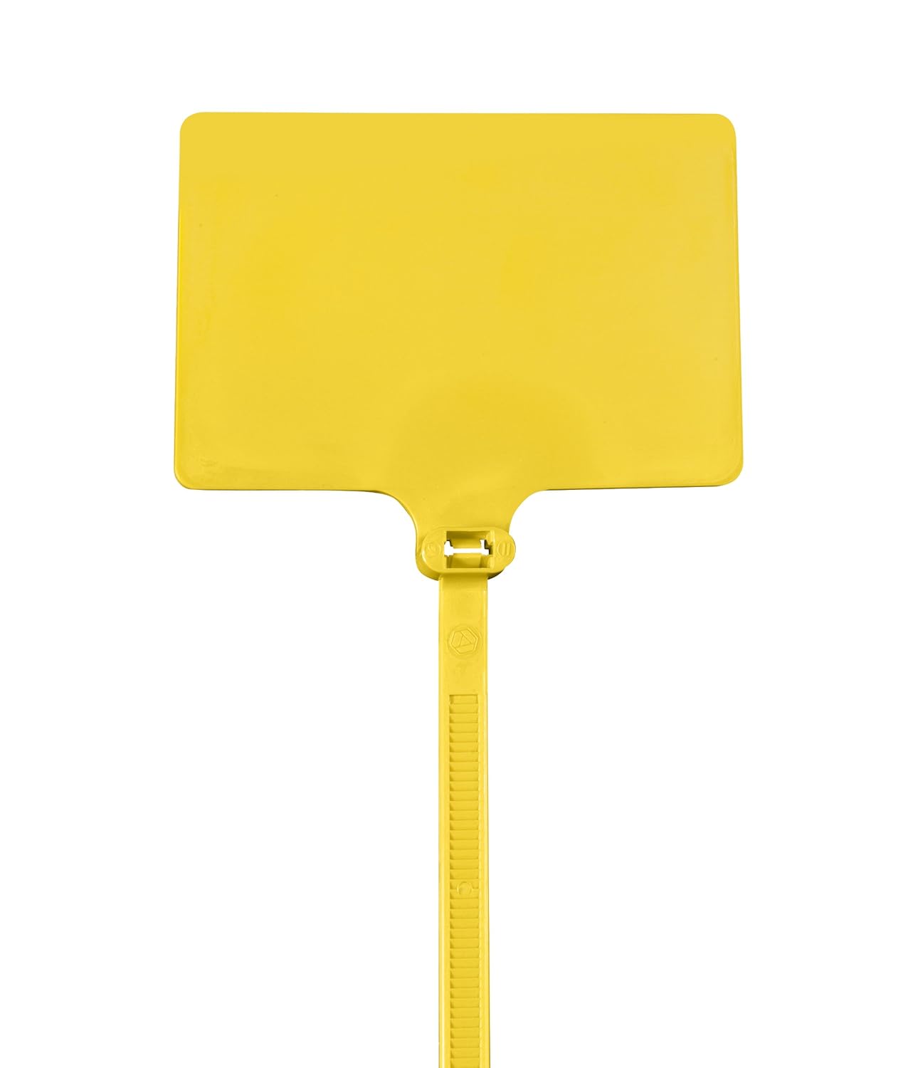 Aviditi Identification Cable Tie, 6" L x 1/4" W, 120 lb Tensile Strength, Yellow, Case of 100 (CTID82)