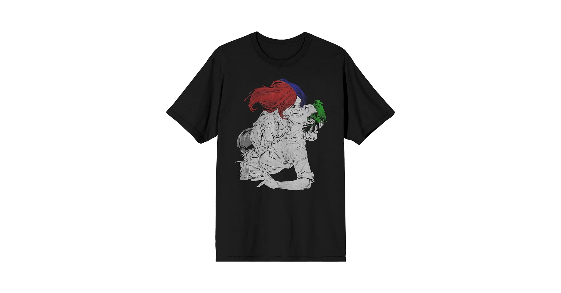 Amazon.com: Batman Harley Quinn and Joker Kissing Men's