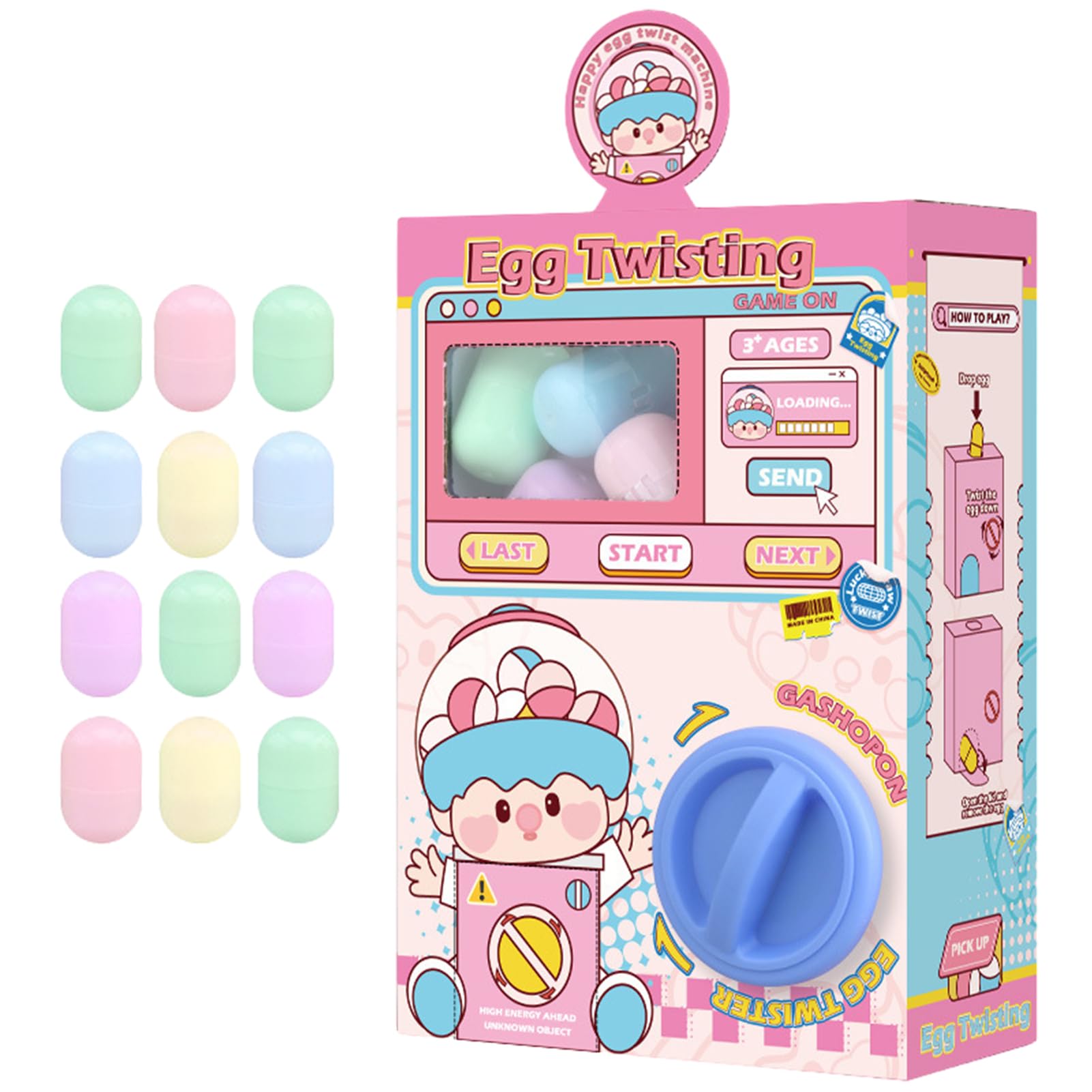 美品】ガチャガチャ本体 コイン仕様 美品！ガチャガチャ本体 非売品ディスプレイ カプセル中身付き！ ガチャ