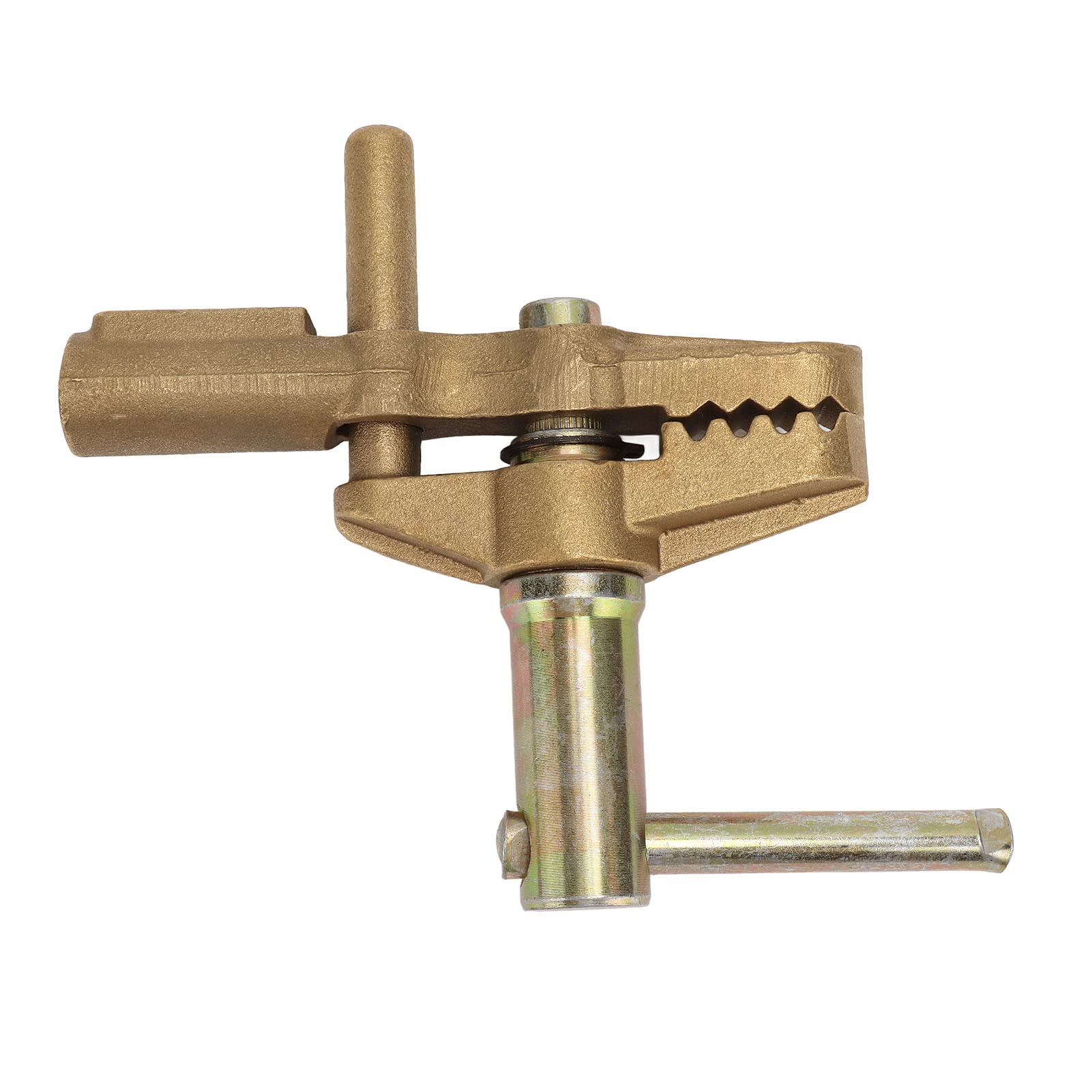 800A Brass Welding Ground Clamp, 35mm Opening, Welding Ground Clamp, with Great Electrical Conductivity, for Various Types of Welding Equipment