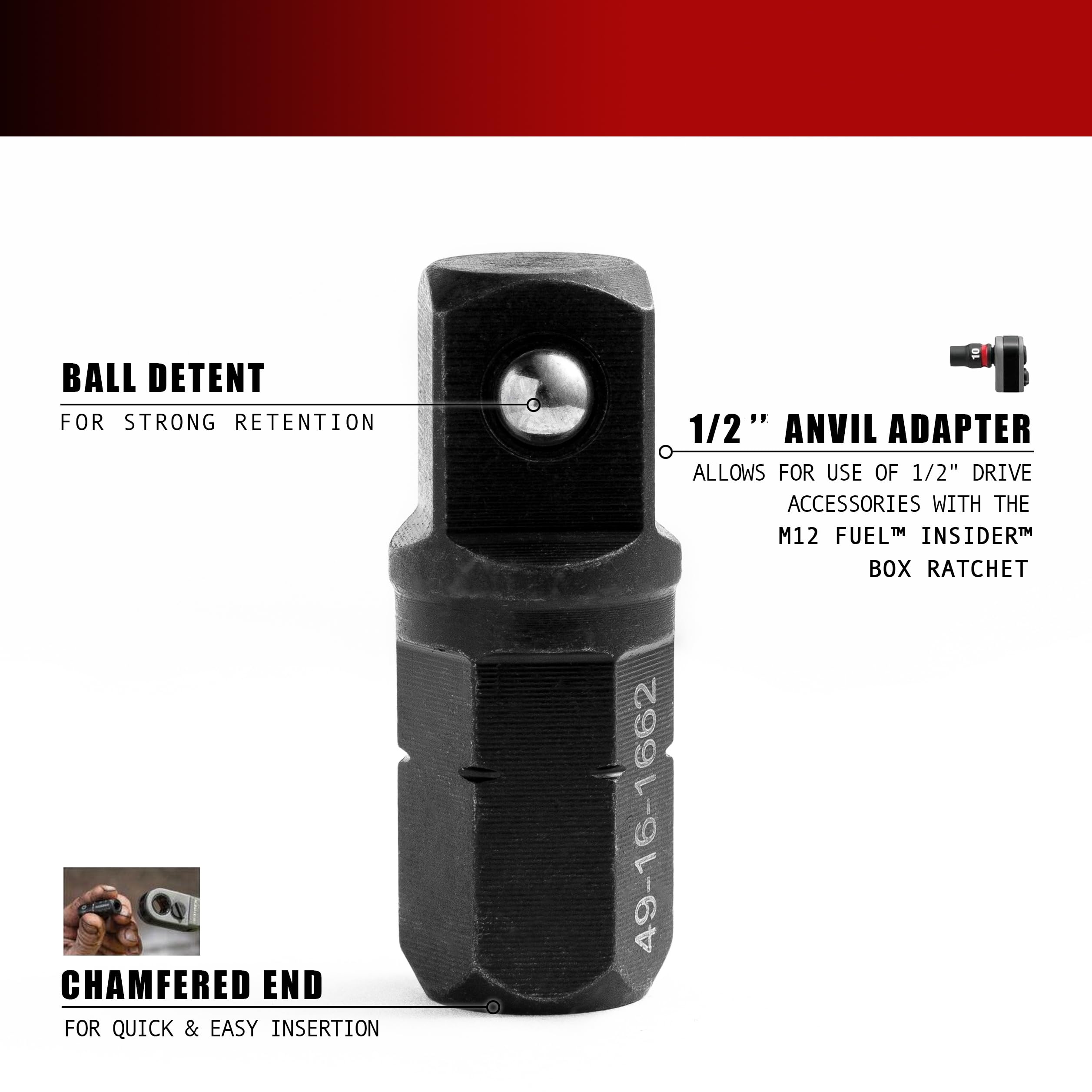 For Milwaukee 49-16-1662 1/2
