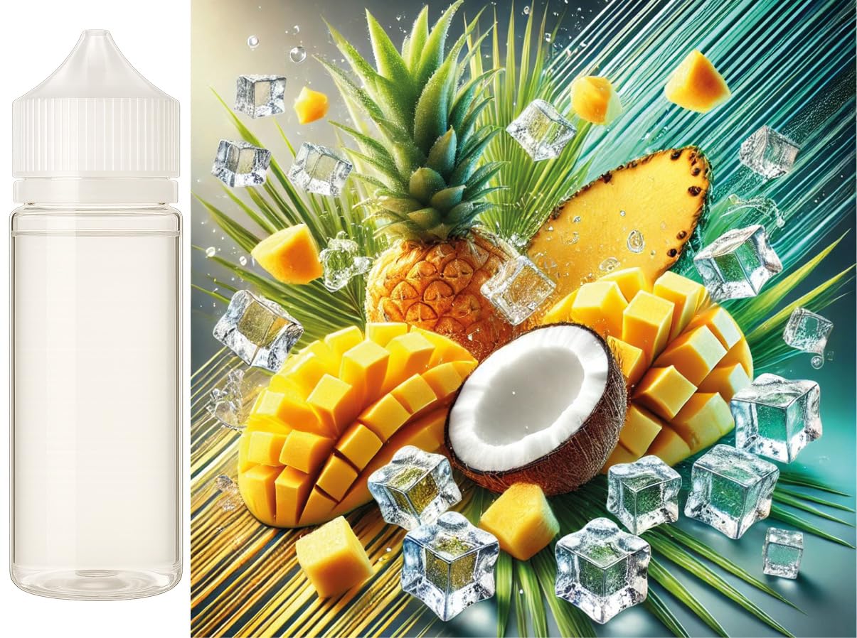 Icy Tropical Burst - mango ananas kokos ice Aromat Koncentrat - wegański - Sasami - 100ml