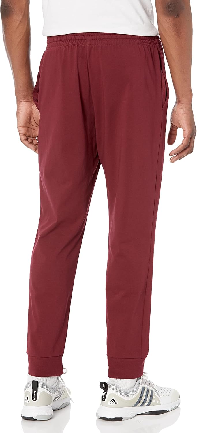 adidas Mens Essentials Single Jersey Tapered Cuff Pants