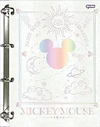 Jandaia - Caderno Argolado Cartonado Colegial Mickey Arts Magic 160 folhas