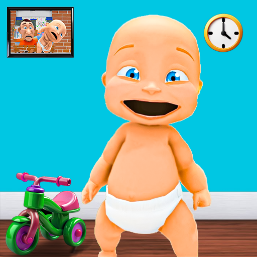 Echtes virtuelles Baby-Streichspiel 3D-Kindertagesstätten-Simulator