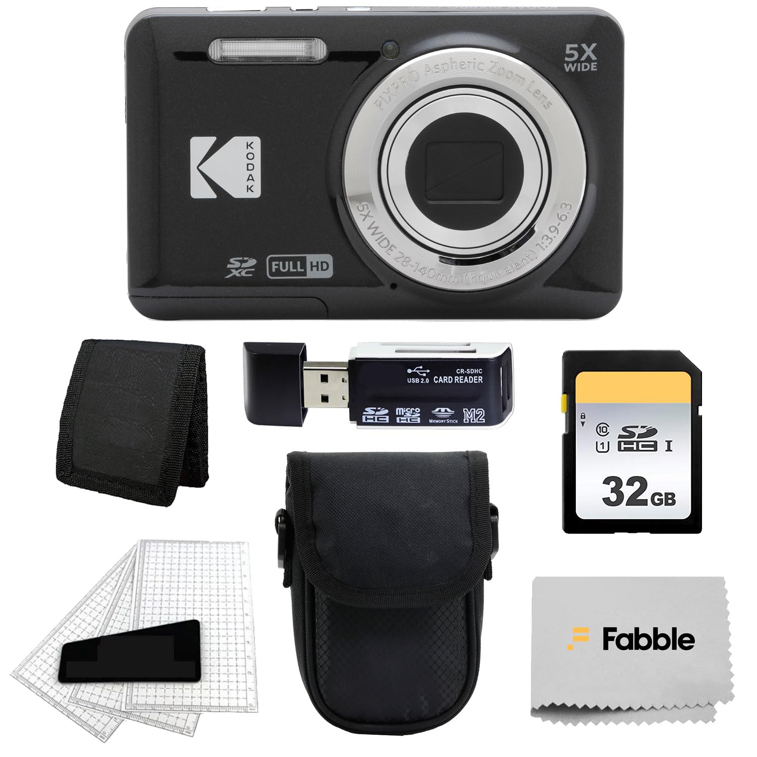 KODAK PIXPRO FZ55 デジタルカメラ ブラック 新品未開封未使用 Amazon.com : Kodak PIXPRO FZ55 Digital Camera (Black) + Black